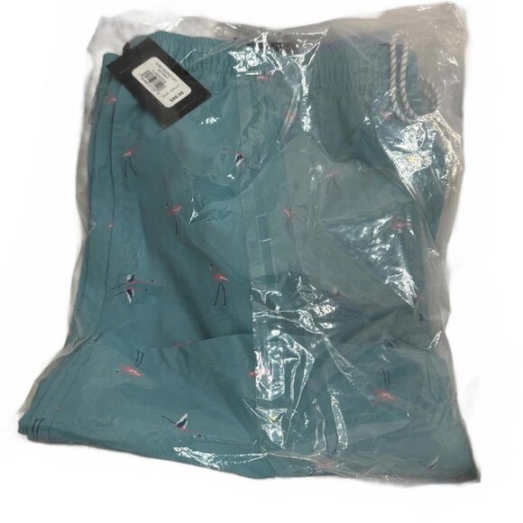 NWT Bonobos XXL Swim Trunks Flamingo Blue Teal Riviera - Picture 2 of 9